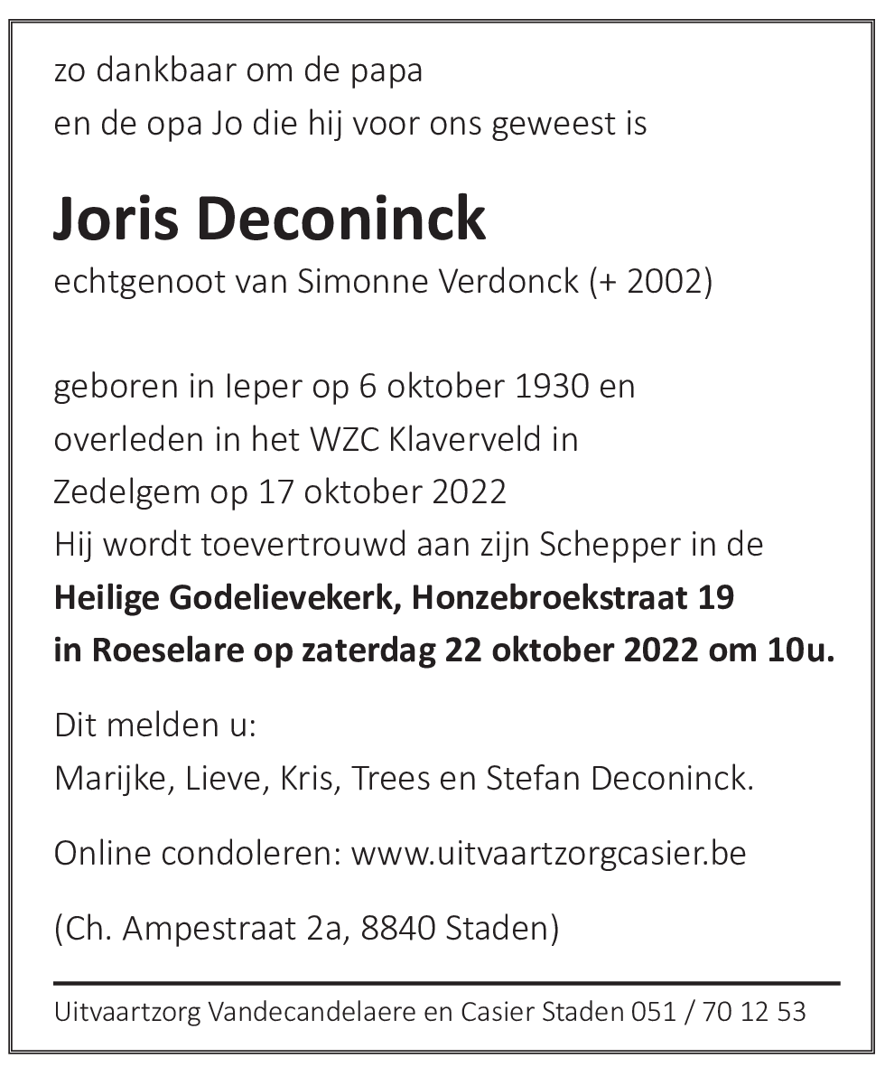 Joris Deconinck