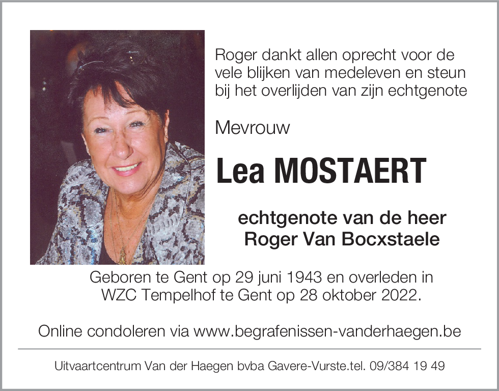 Lea Mostaert