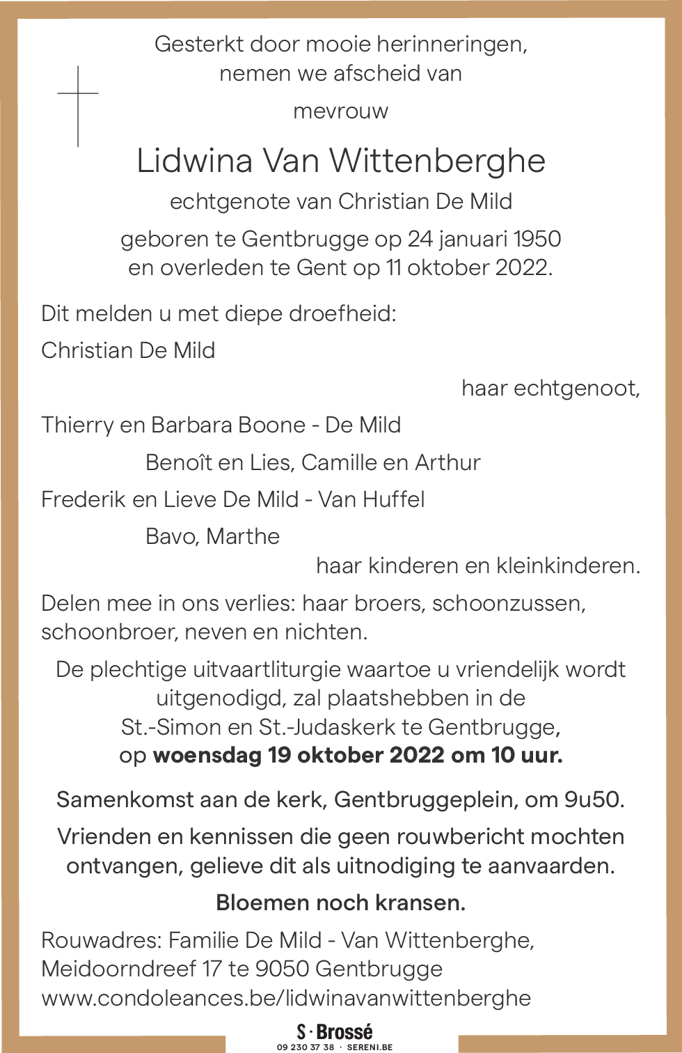 Lidwina Van Wittenberghe