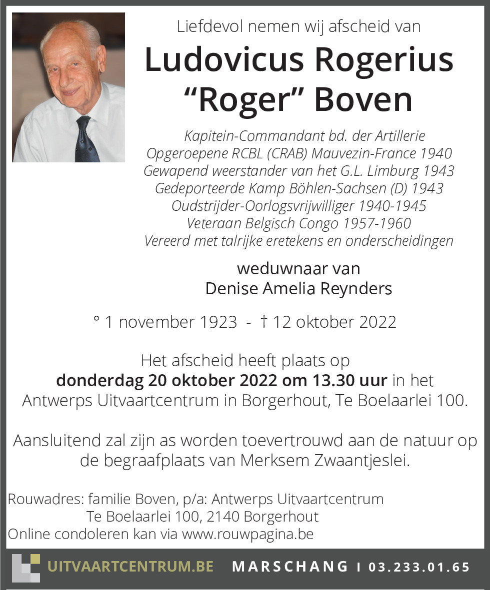 Ludovicus Rogerius Boven