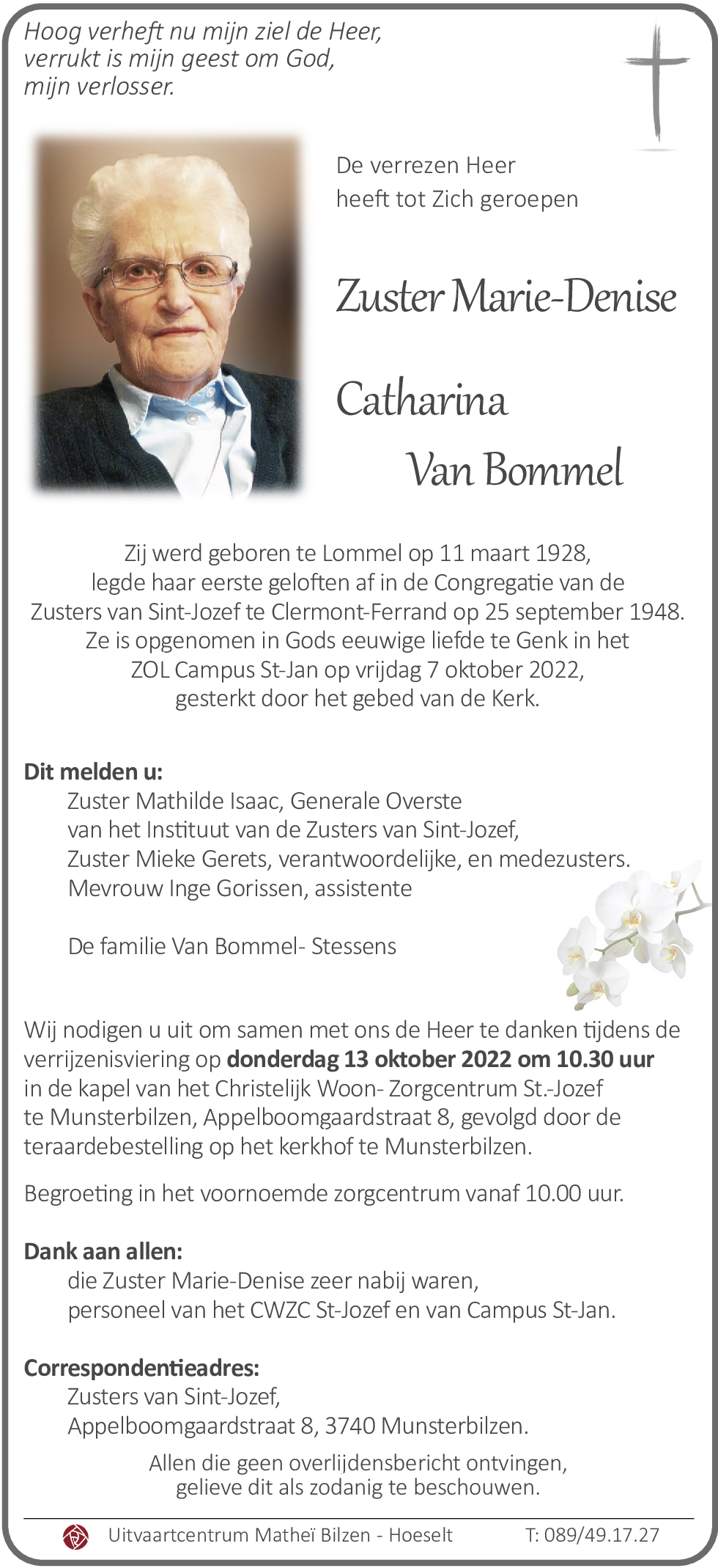 Marie-Denise Catharina Van Bommel