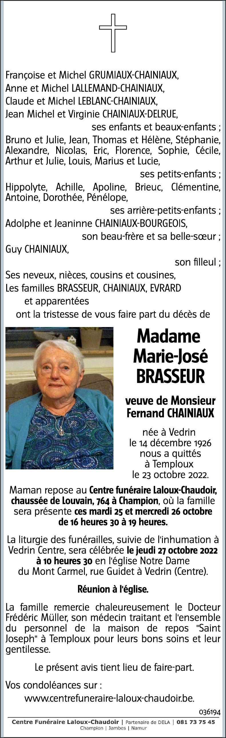 Marie-José BRASSEUR