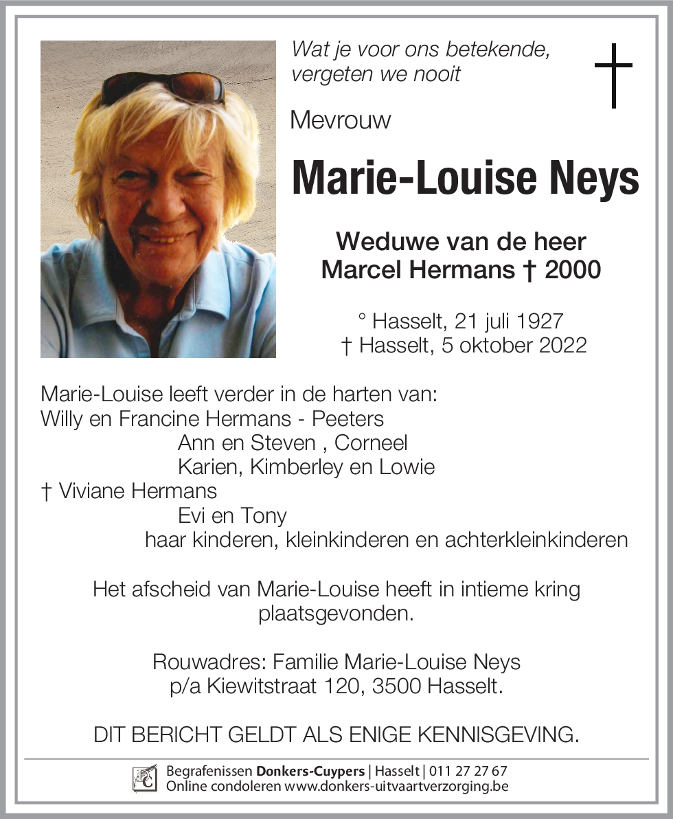 Marie-Louise Neys