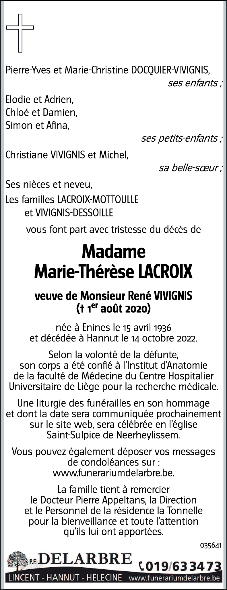 Marie-Thérèse LACROIX