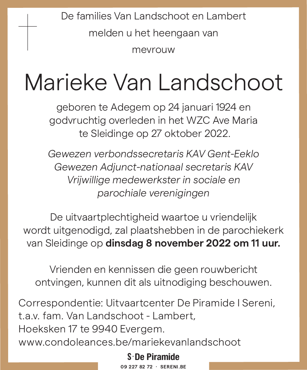 Marieke Van Landschoot