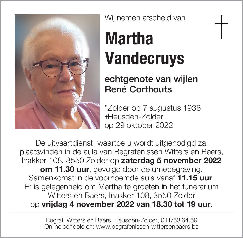Martha Vandecruys