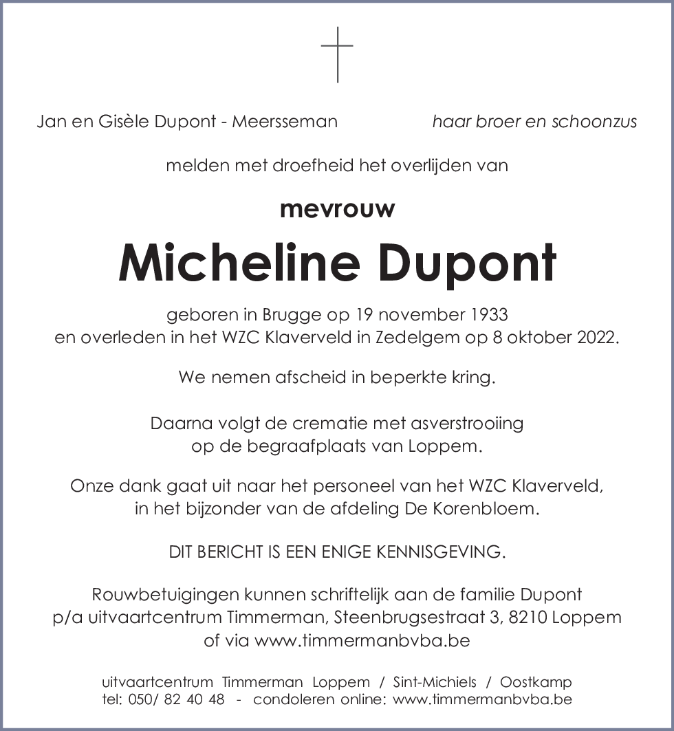 Micheline Dupont
