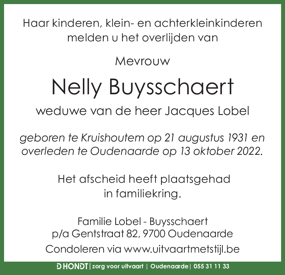 Nelly Buysschaert