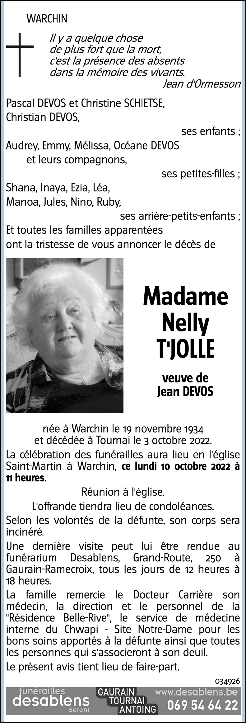 Nelly T'JOLLE