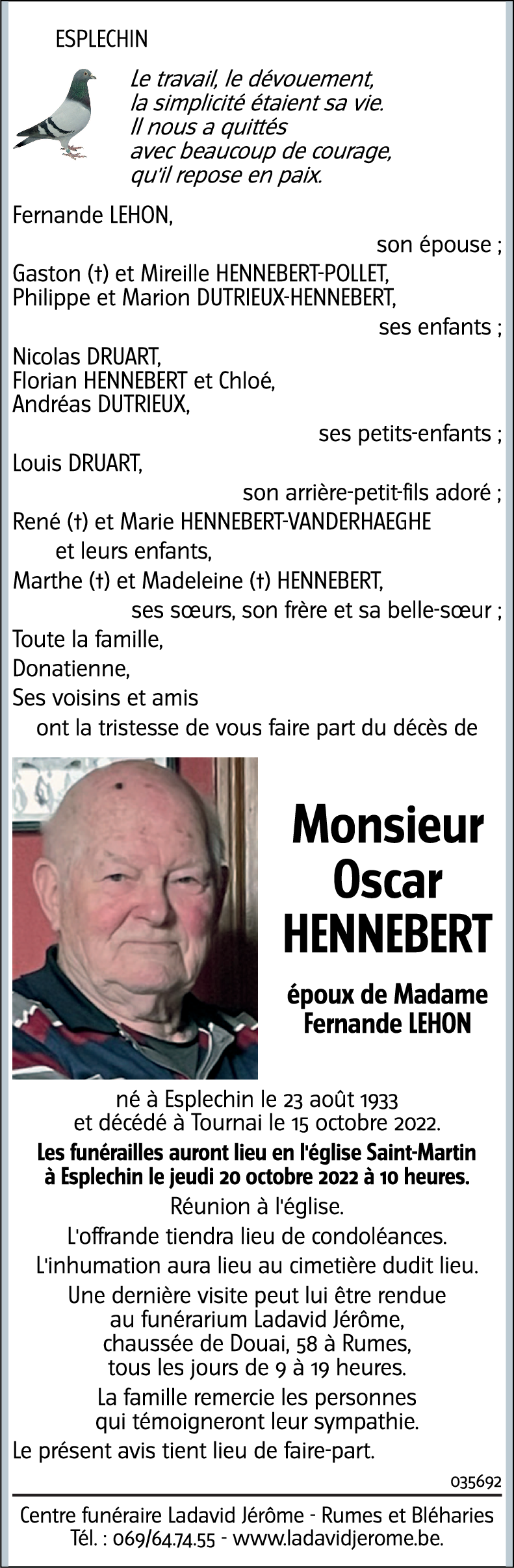 Oscar HENNEBERT