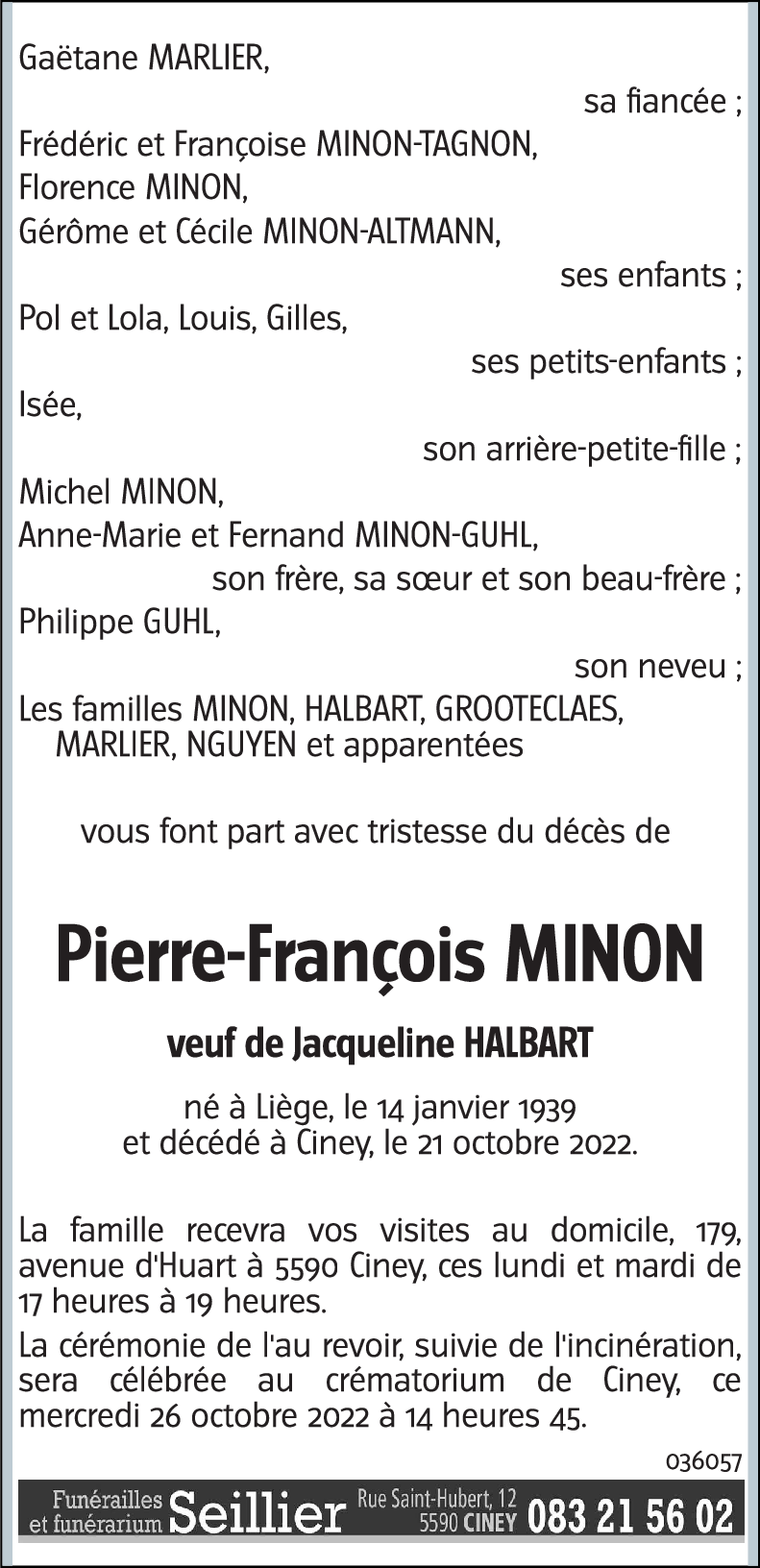 Pierre-François MINON