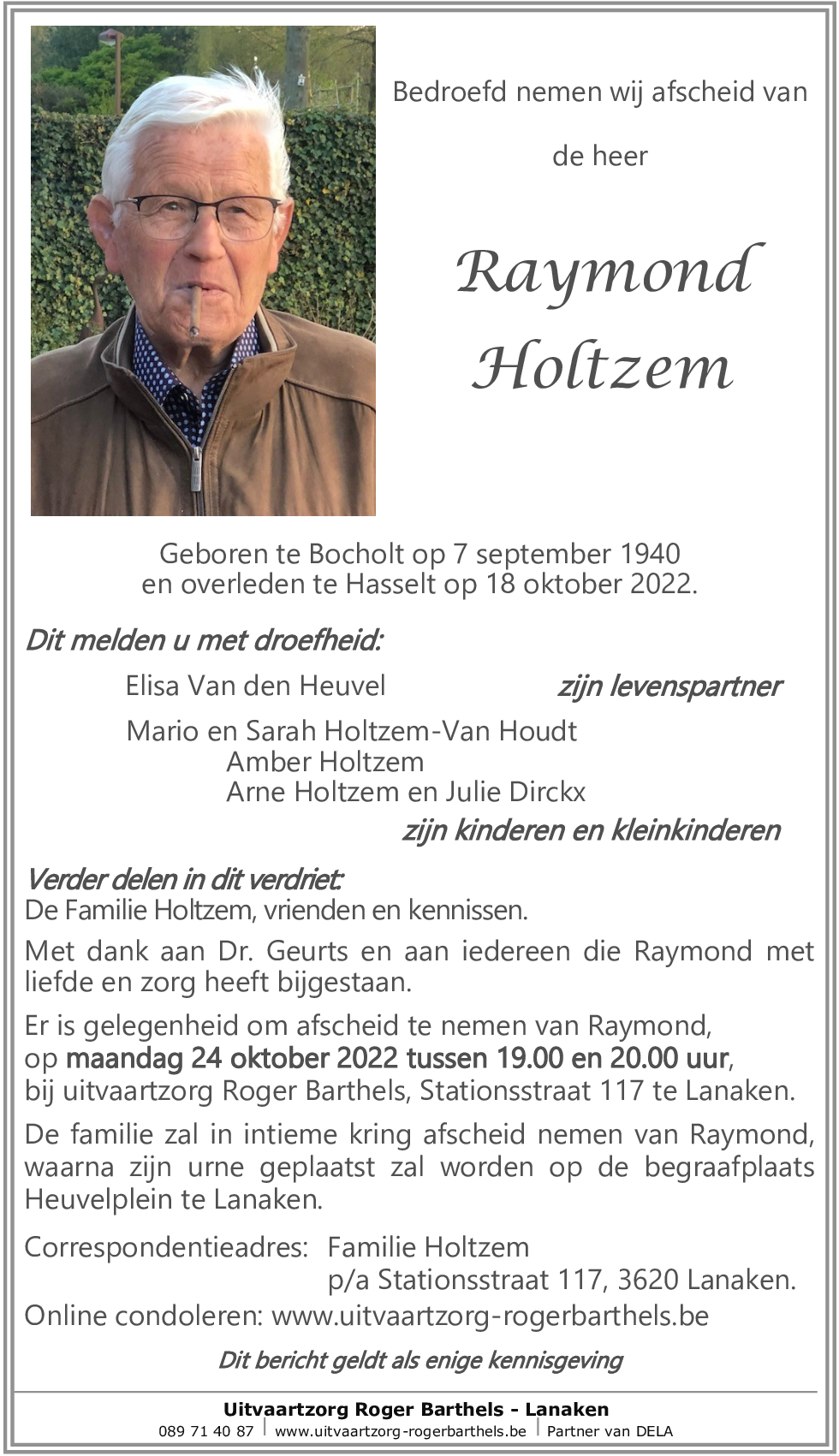Raymond Holtzem