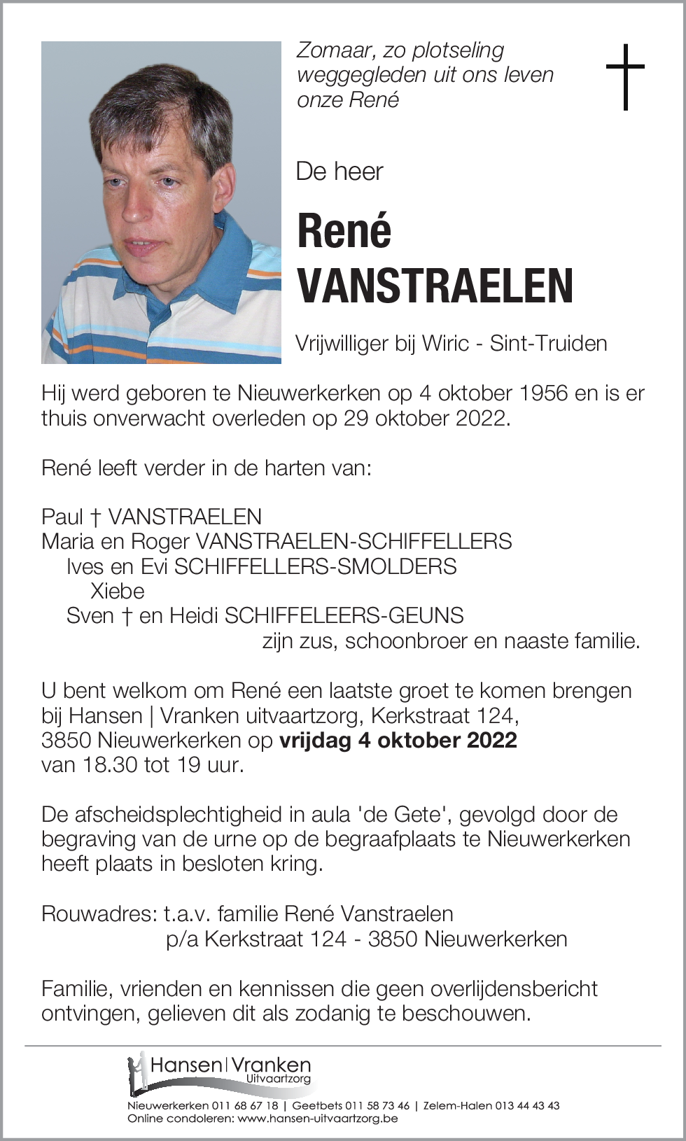 René VANSTRAELEN