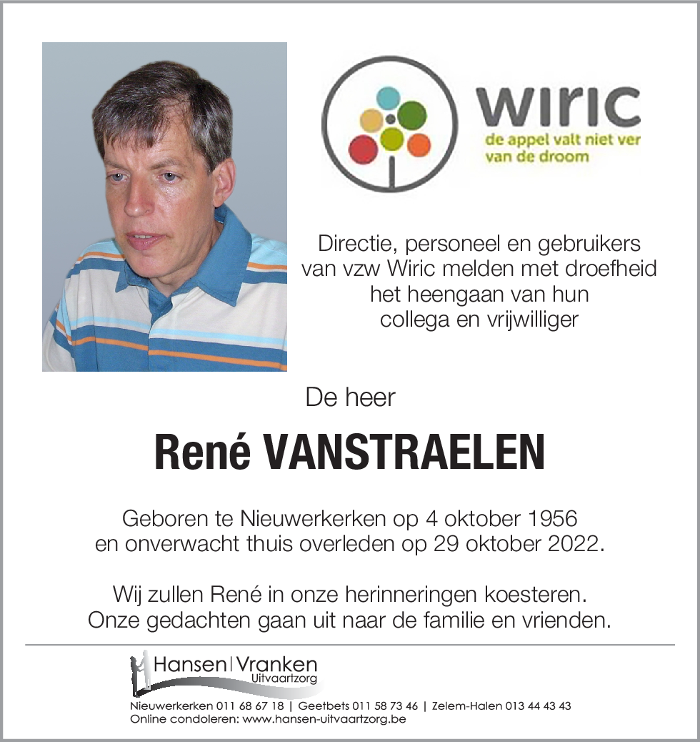 René VANSTRAELEN