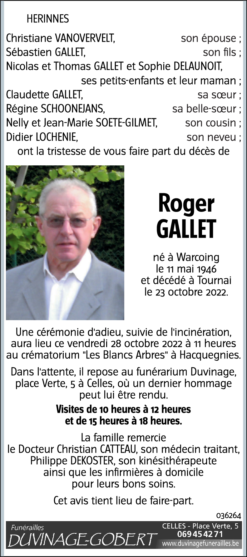 Roger GALLET