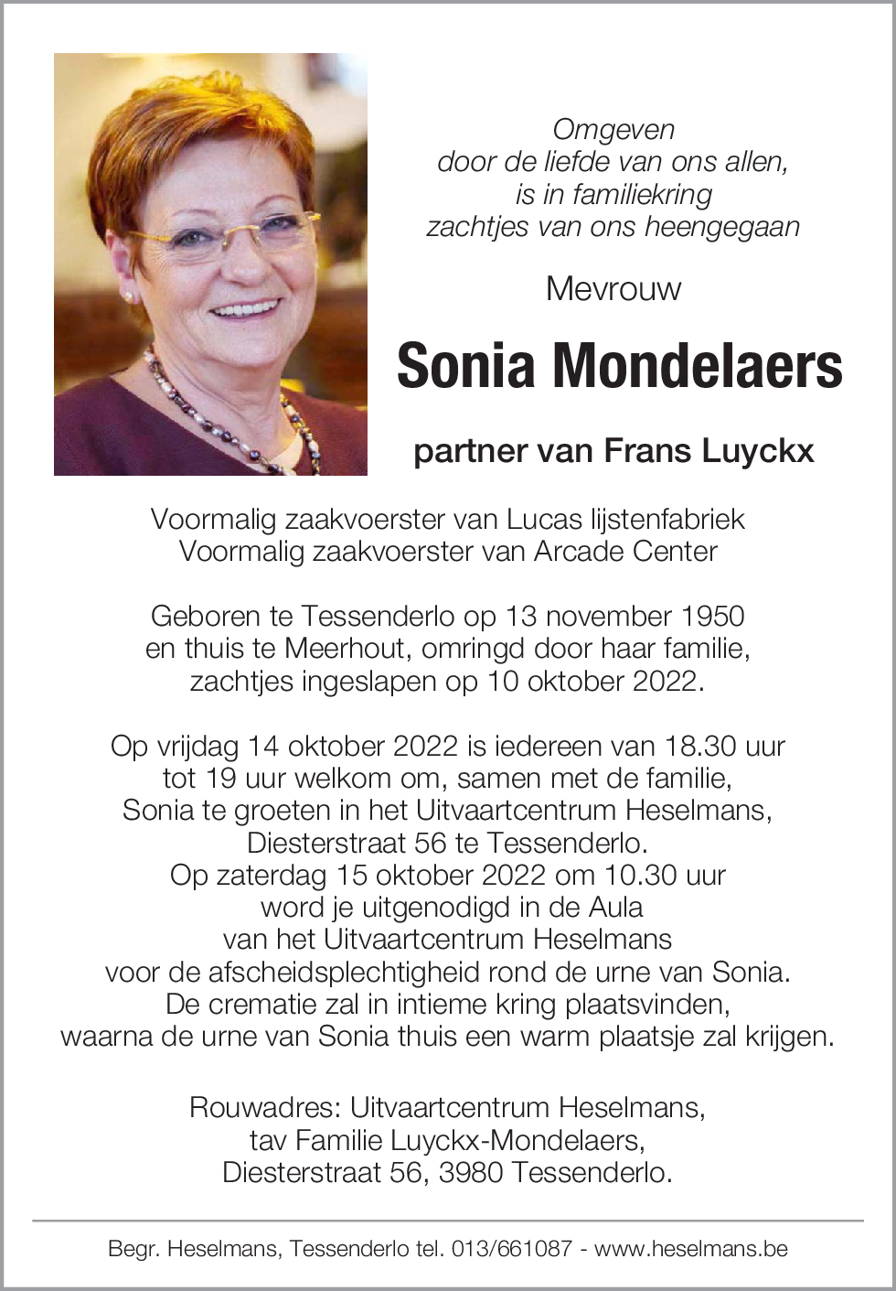 Sonia Mondelaers
