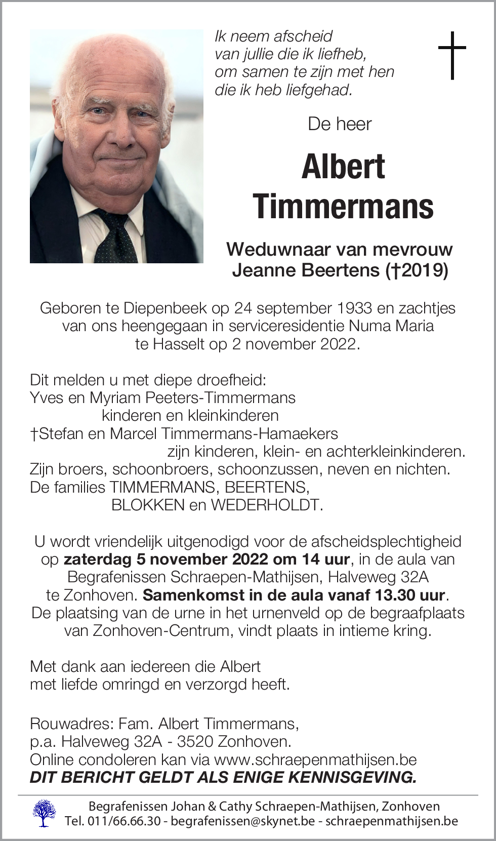 Albert Timmermans