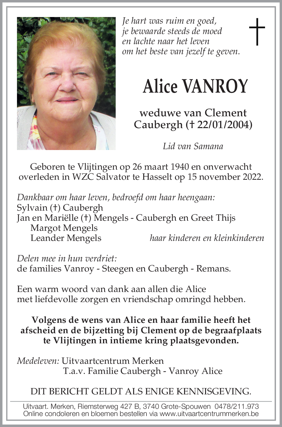 Alice Vanroy