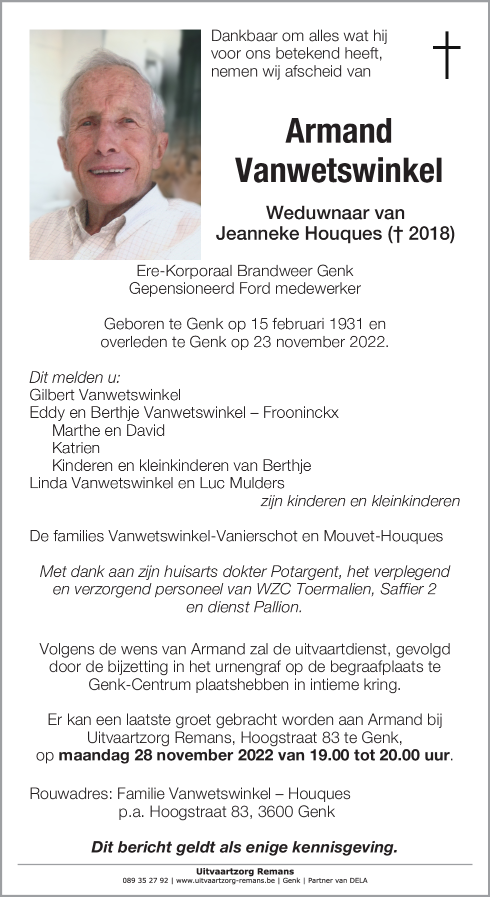 Armand Vanwetswinkel