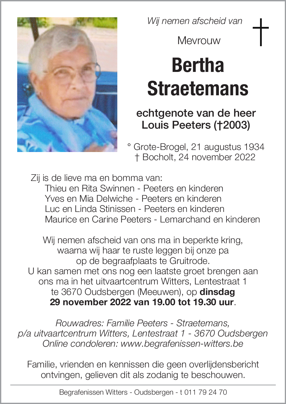 Bertha Straetemans