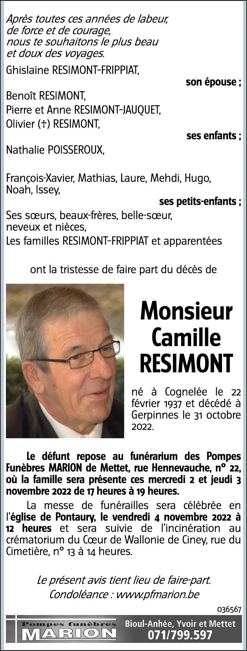 Camille RESIMONT