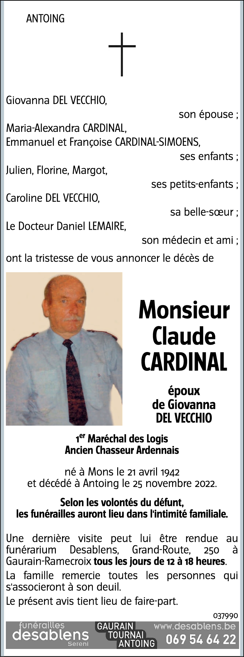 Claude CARDINAL