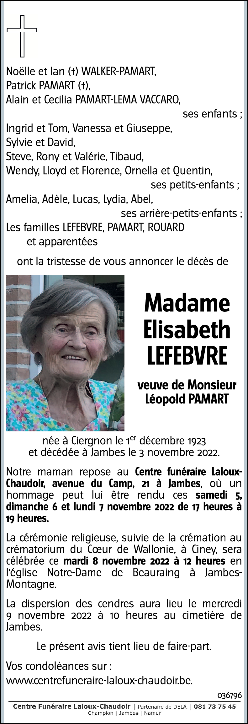 Elisabeth LEFEBVRE