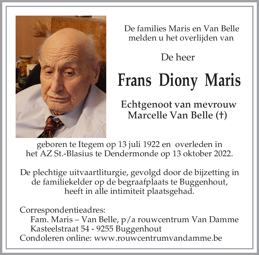 Frans Diony MARIS