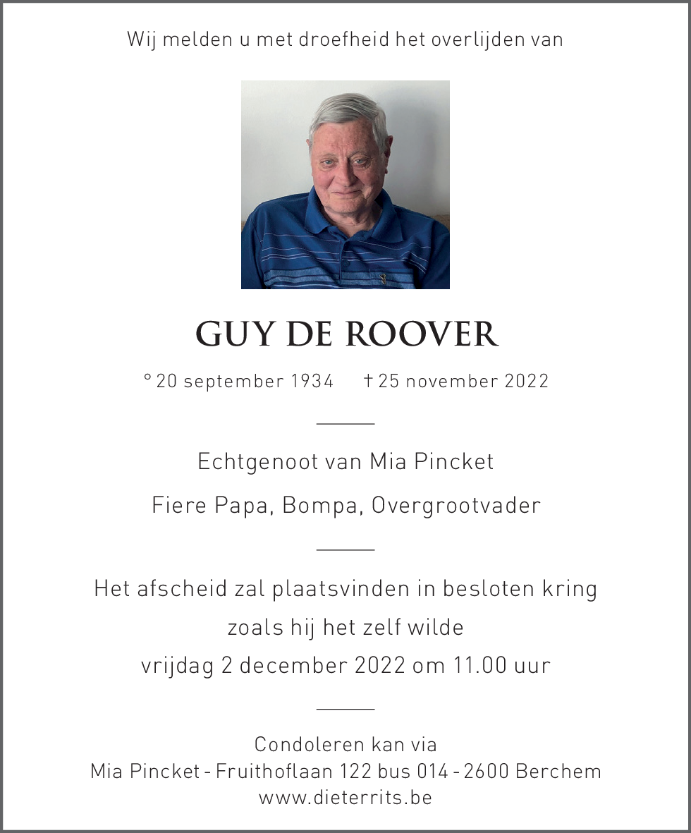 Guy De Roover