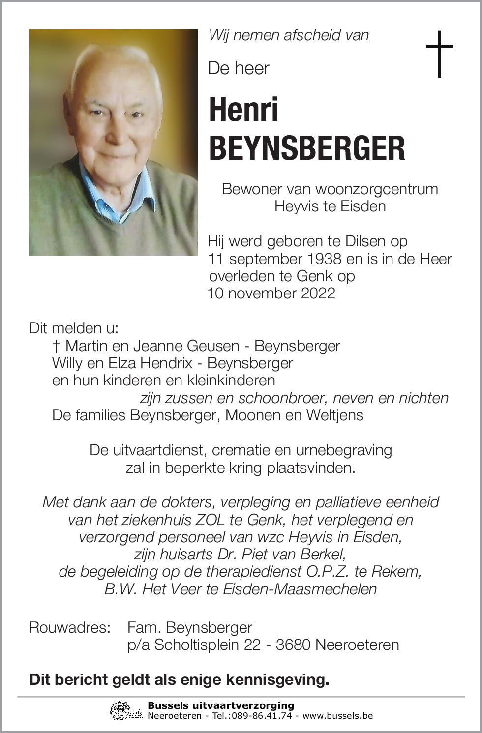 Henri BEYNSBERGER