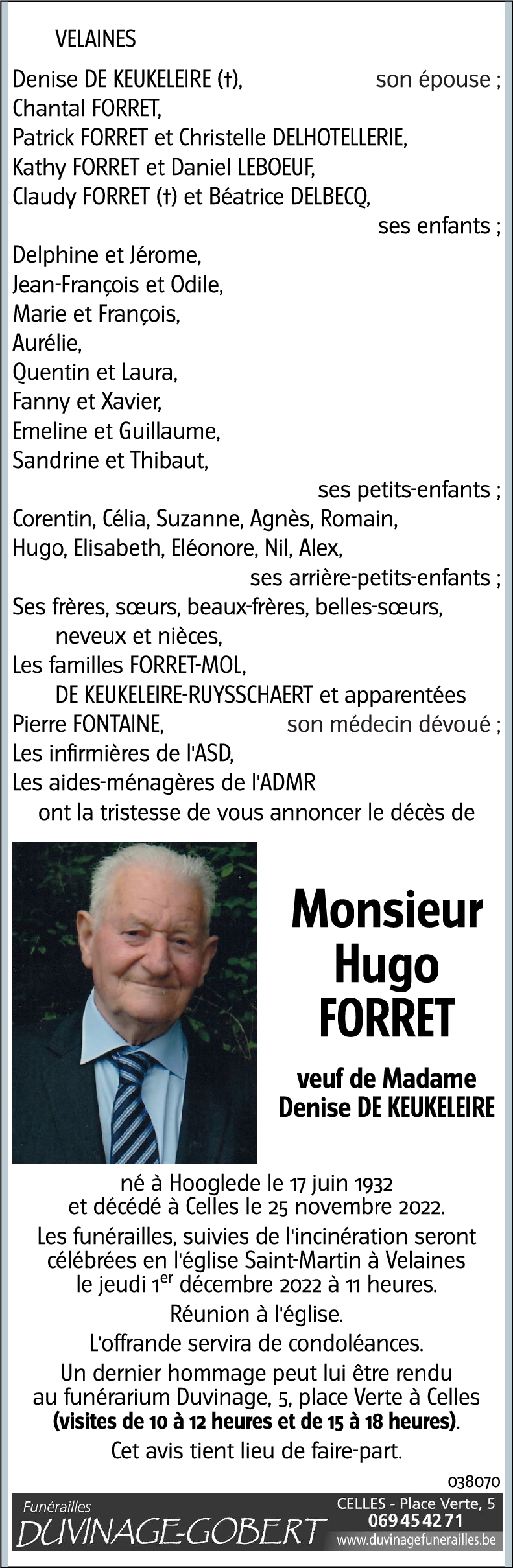 Hugo FORRET