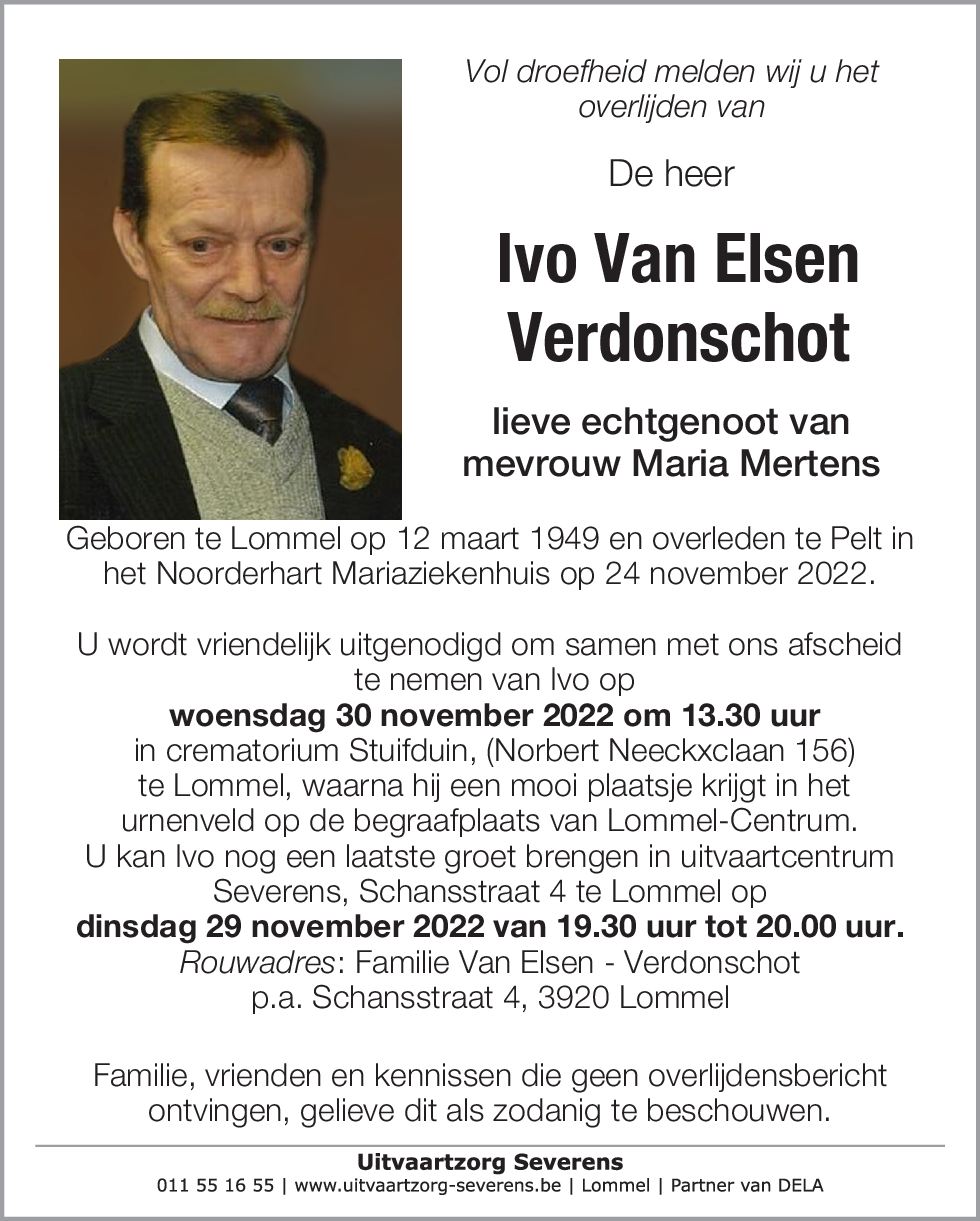 Ivo Van Elsen - Verdonschot