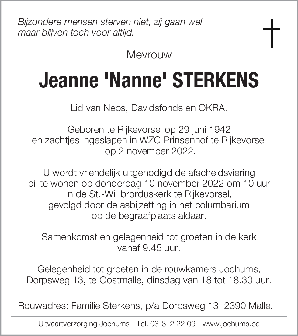 Jeanne Sterkens