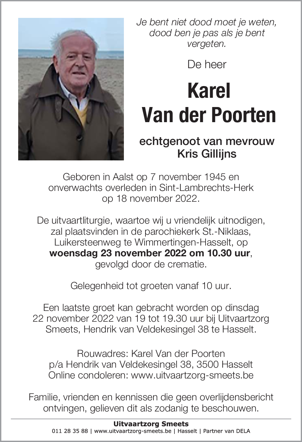 Karel Van der Poorten