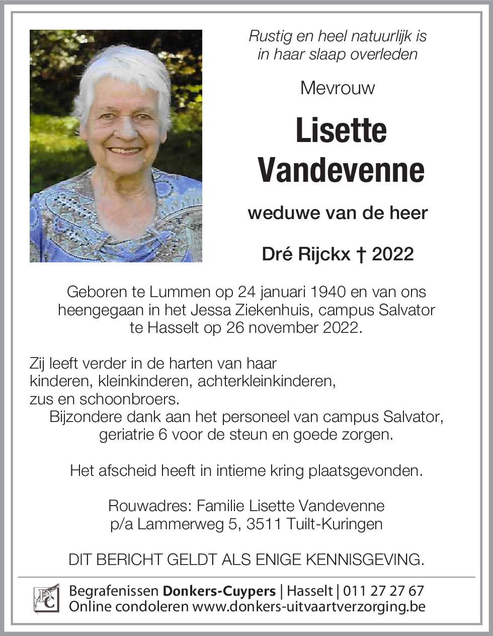 Lisette Vandevenne
