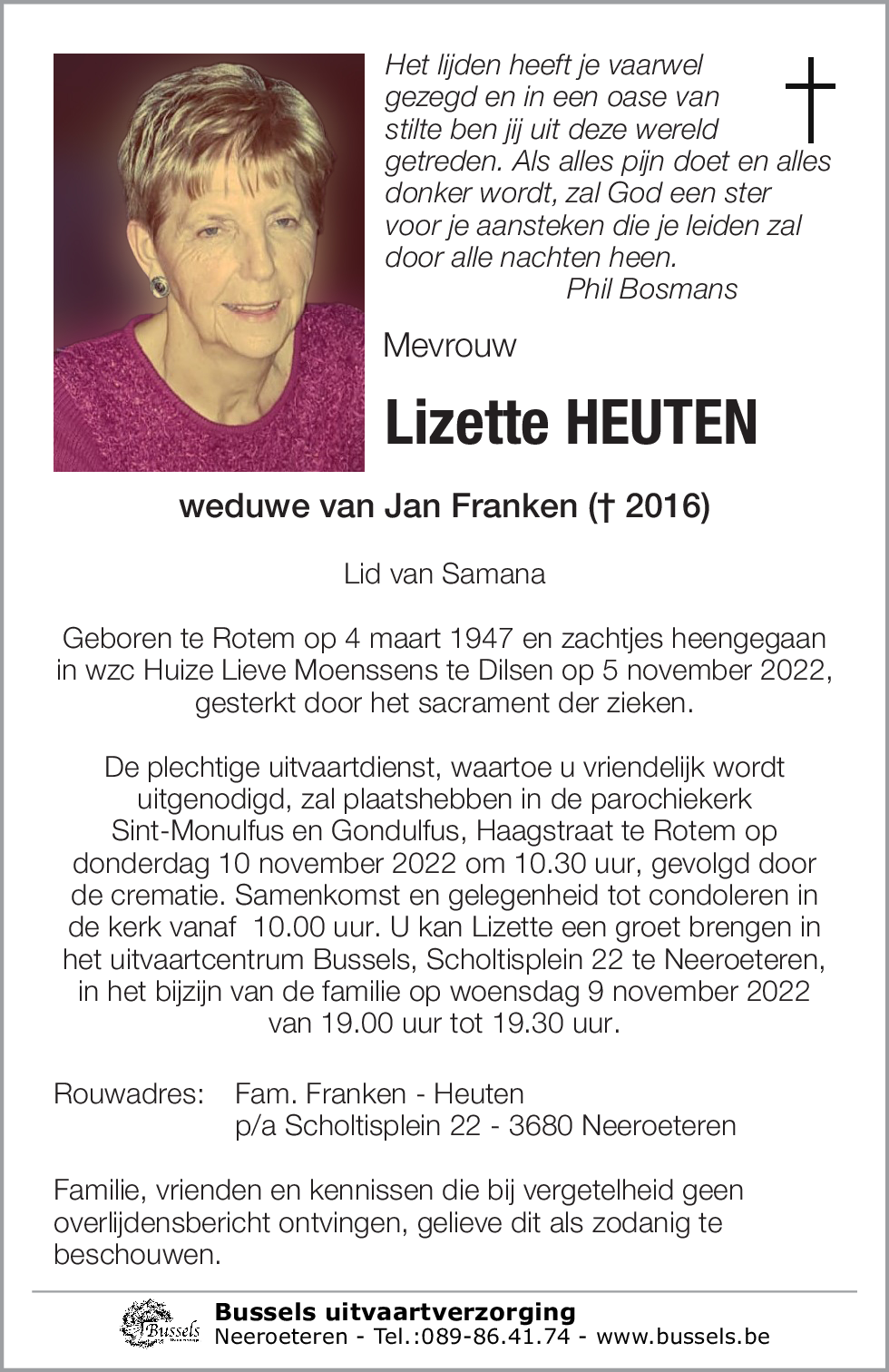 Lizette HEUTEN