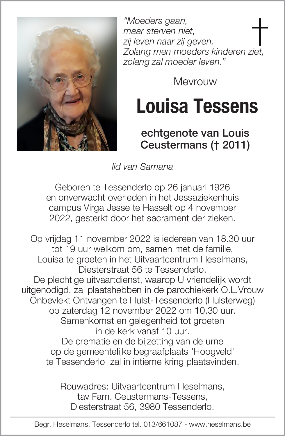 Louisa Tessens
