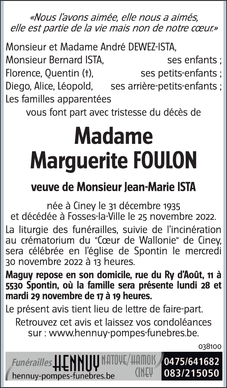 Marguerite Foulon