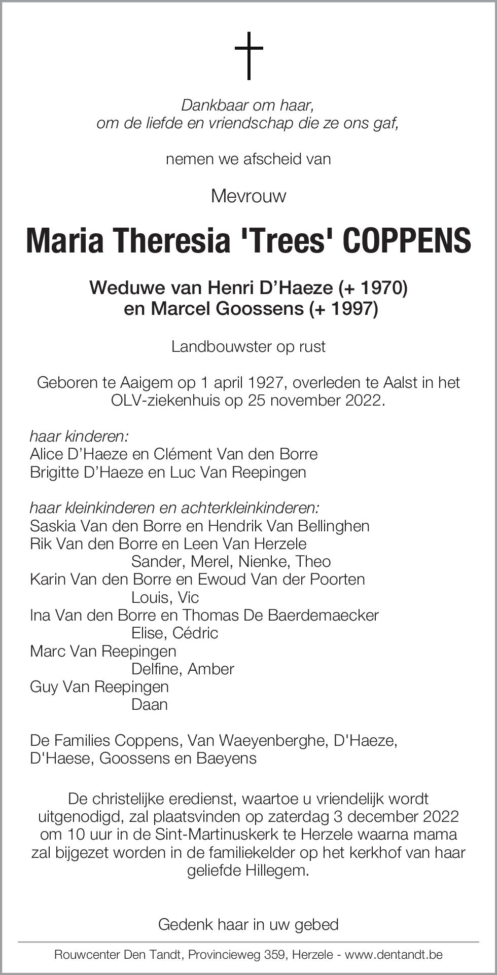 Maria Theresia Coppens
