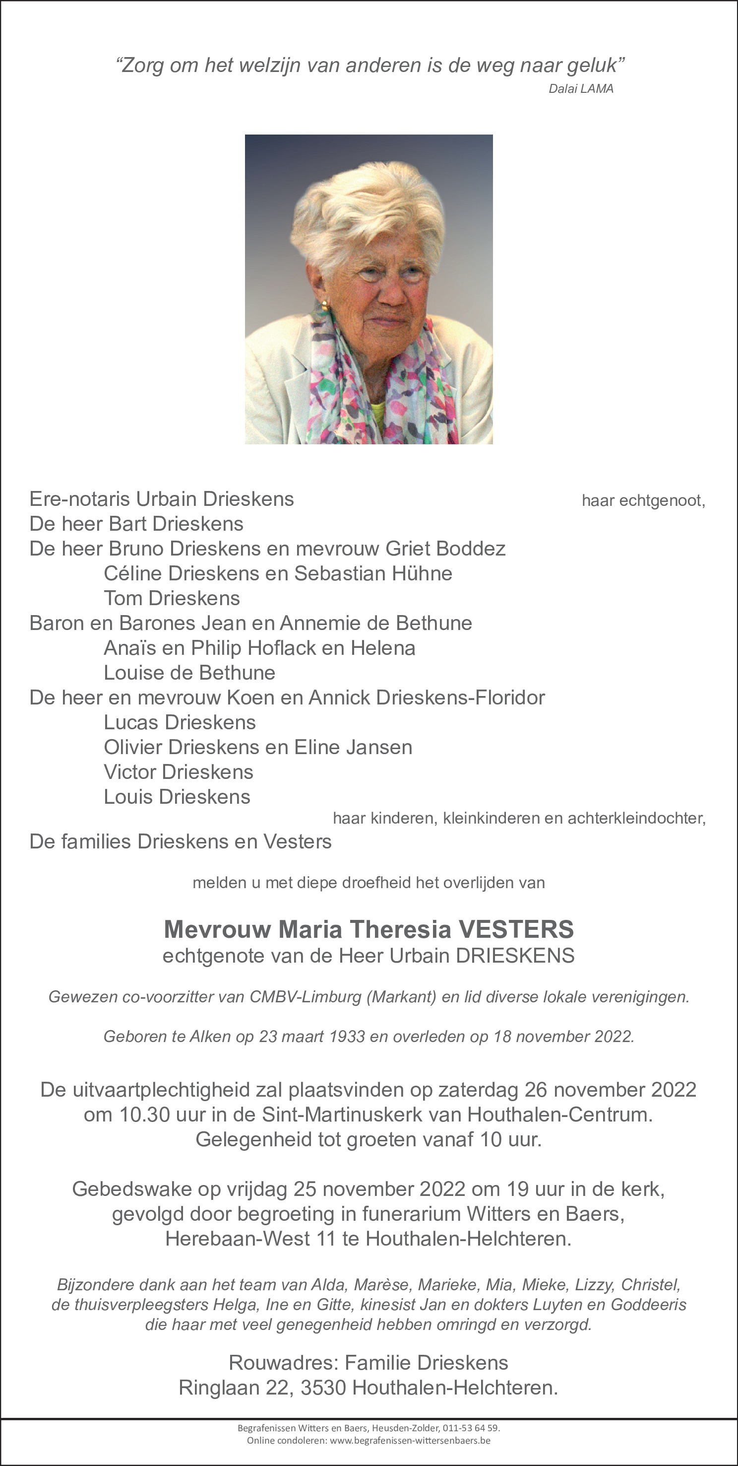 Maria Theresia Vesters