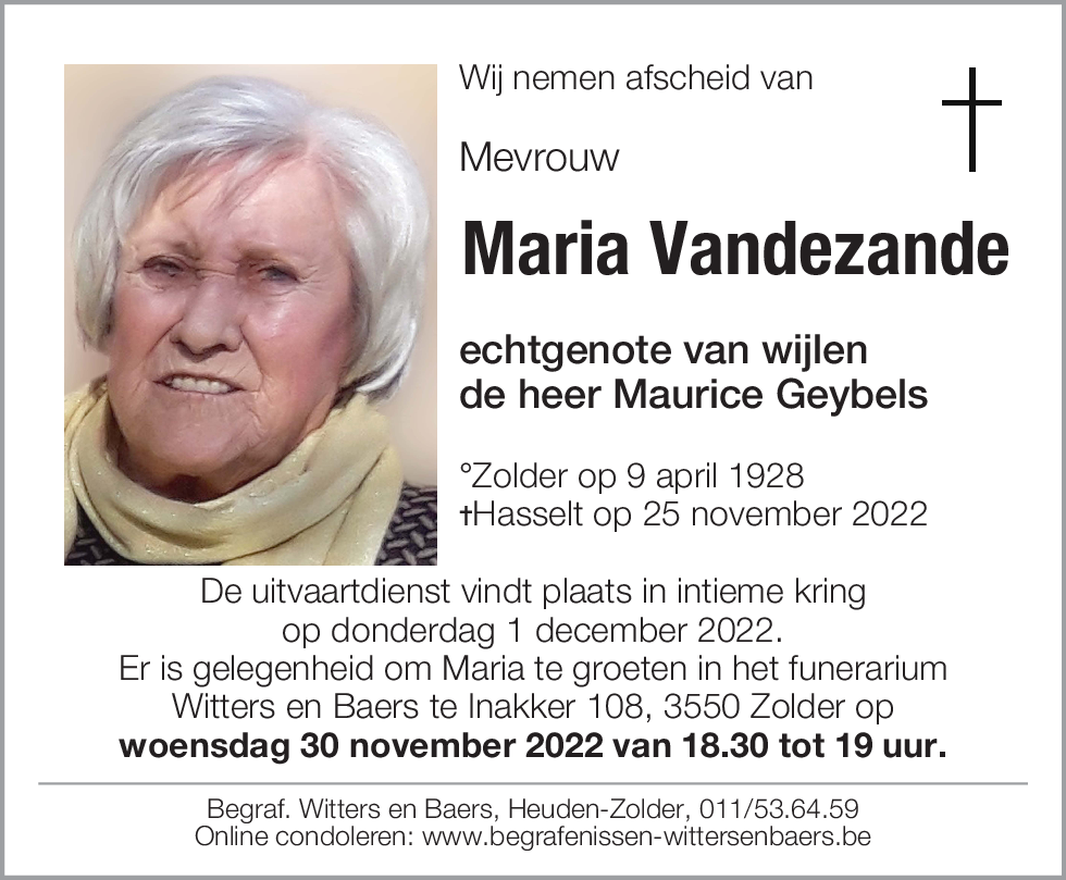 Maria Vandezande