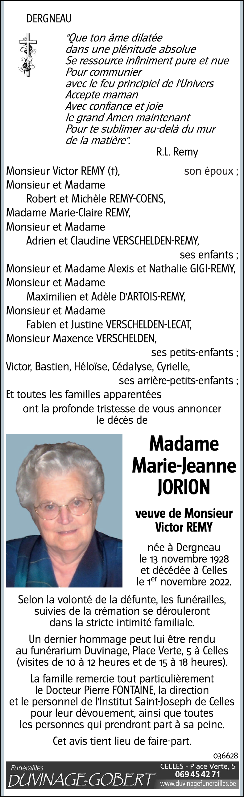 Marie-Jeanne JORION