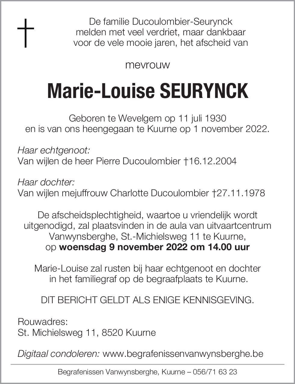 Marie-Louise Seurynck