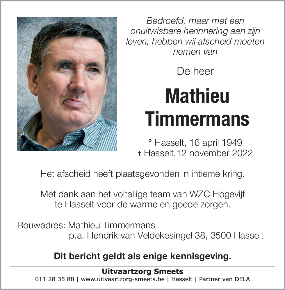 Mathieu Timmermans
