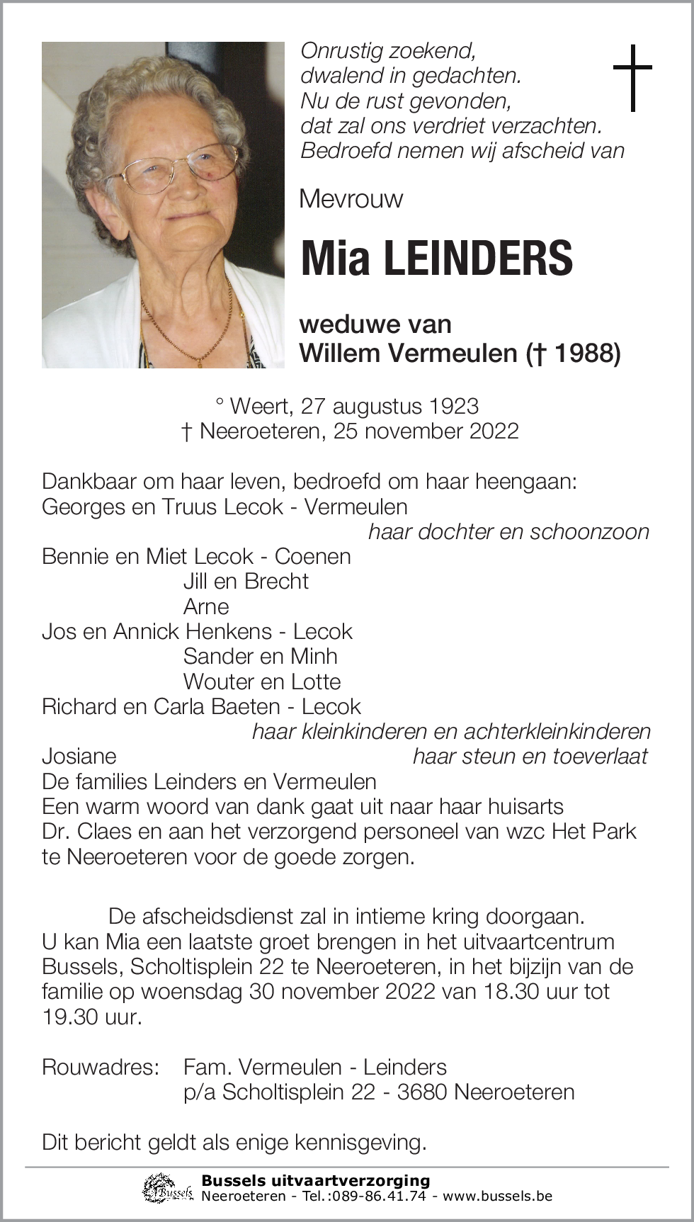Mia LEINDERS