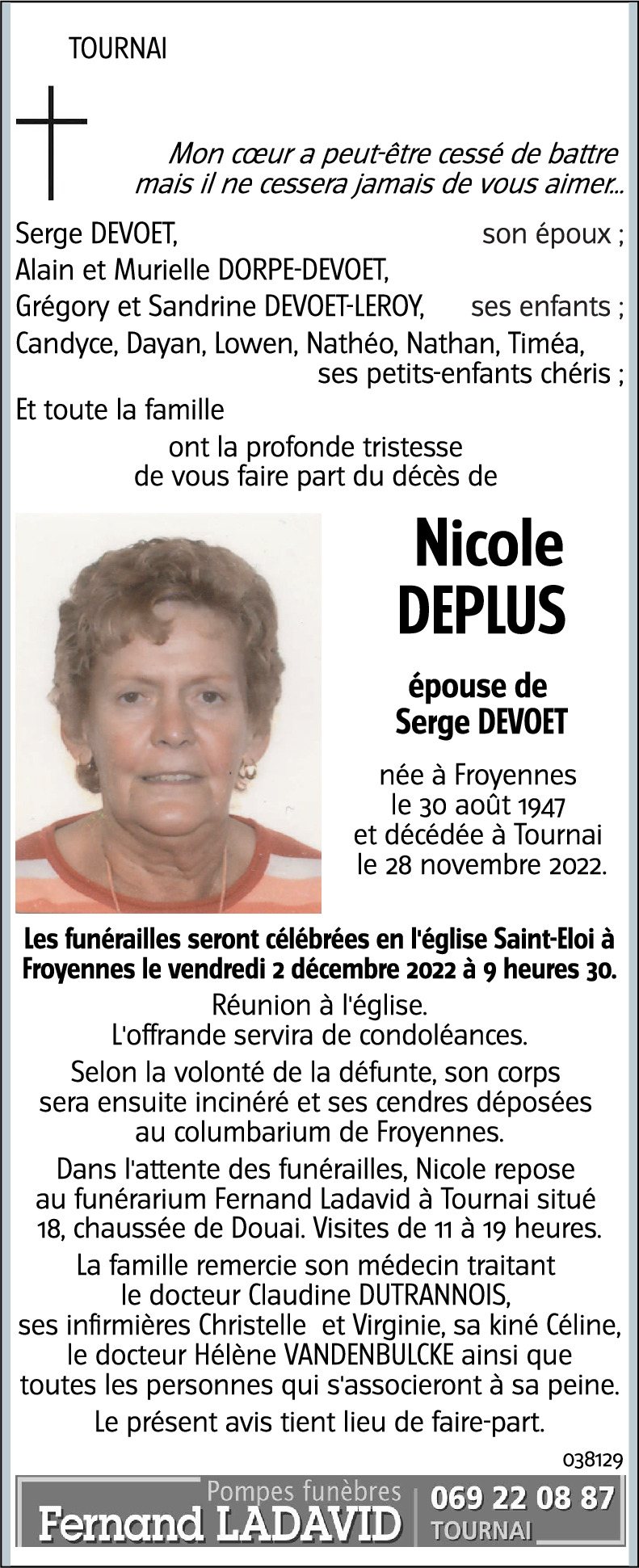 Nicole DEPLUS