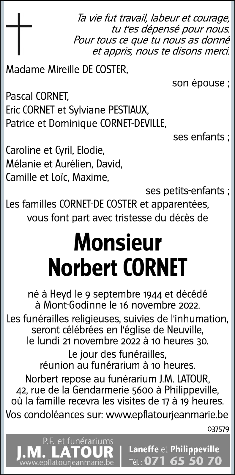 Norbert CORNET