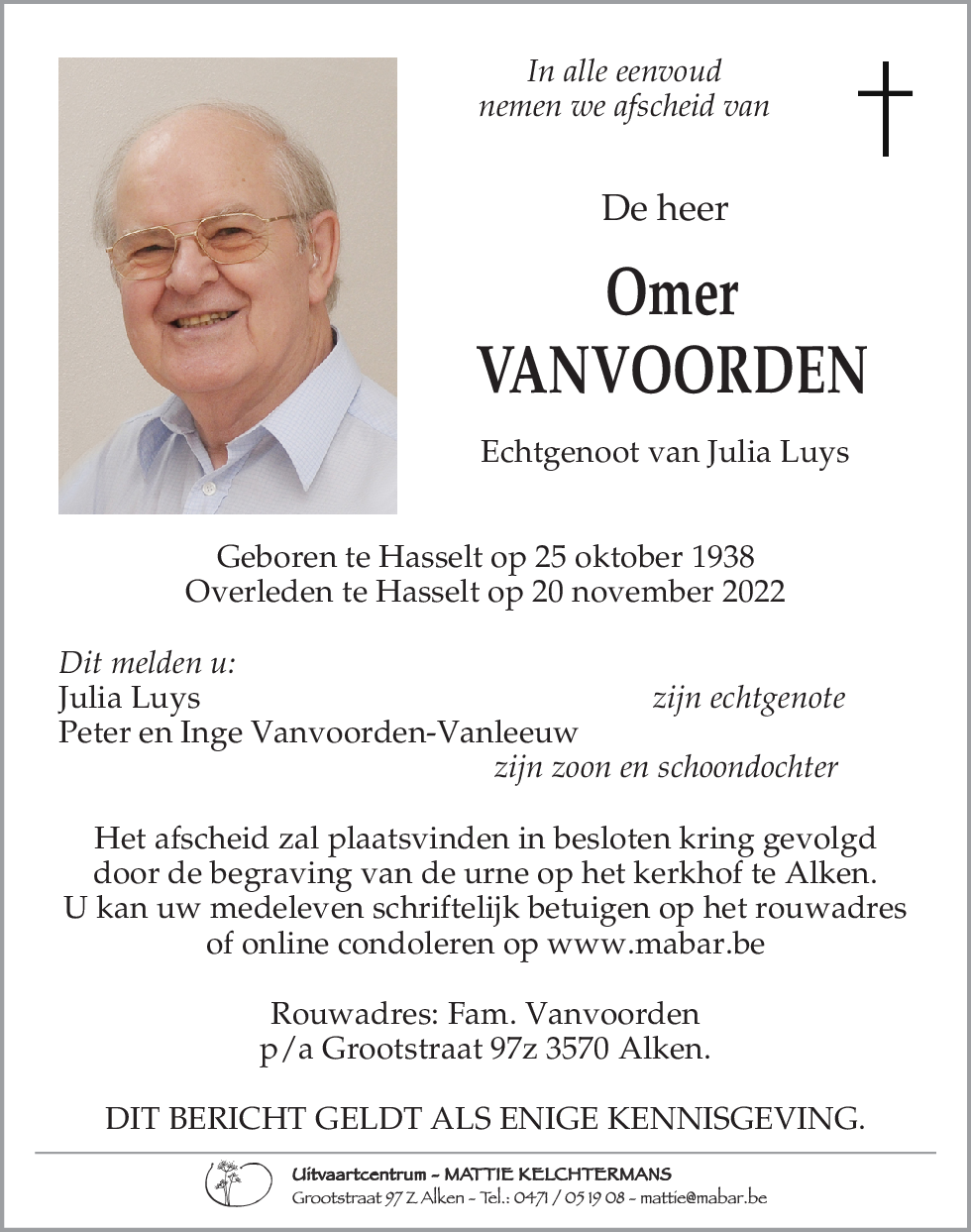 Omer Vanvoorden