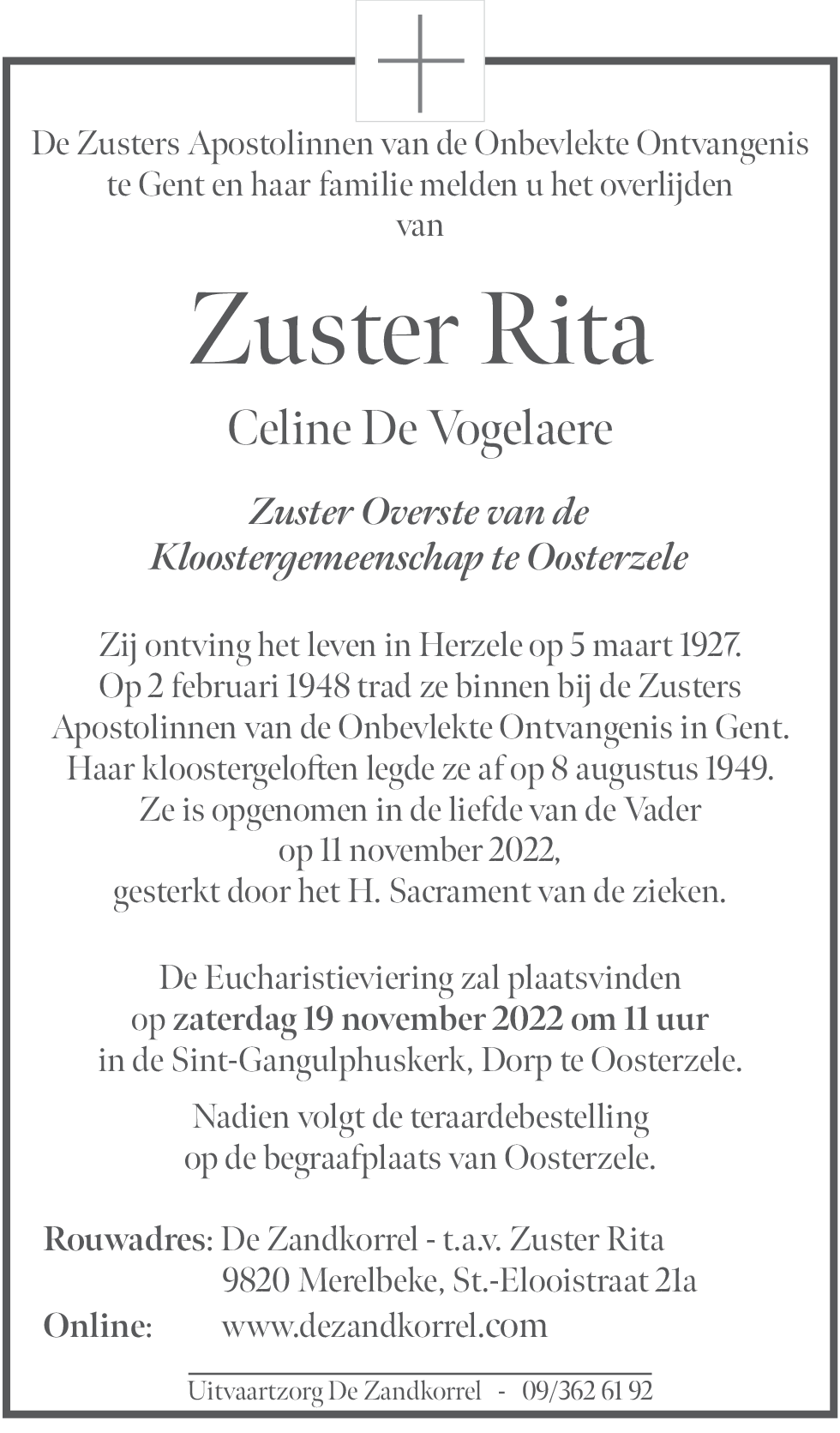 Rita Celine De Vogelaere