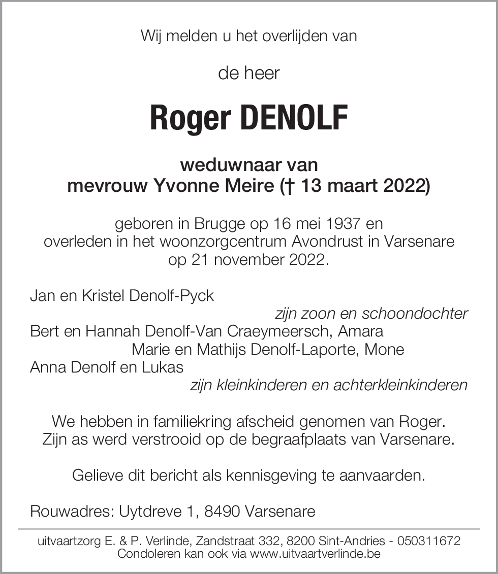 Roger Denolf